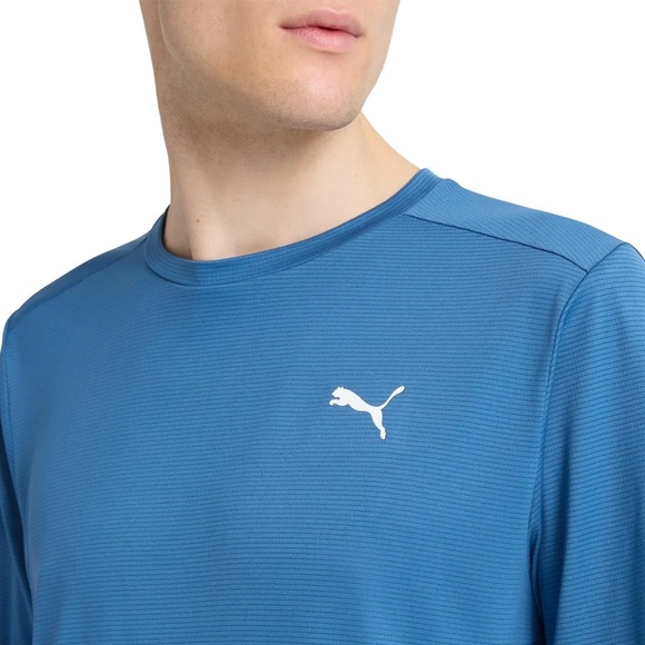 PUMA Men's Active Tee Blue XX Large Airy Short Sleeve Tee - Picture 4 of 11